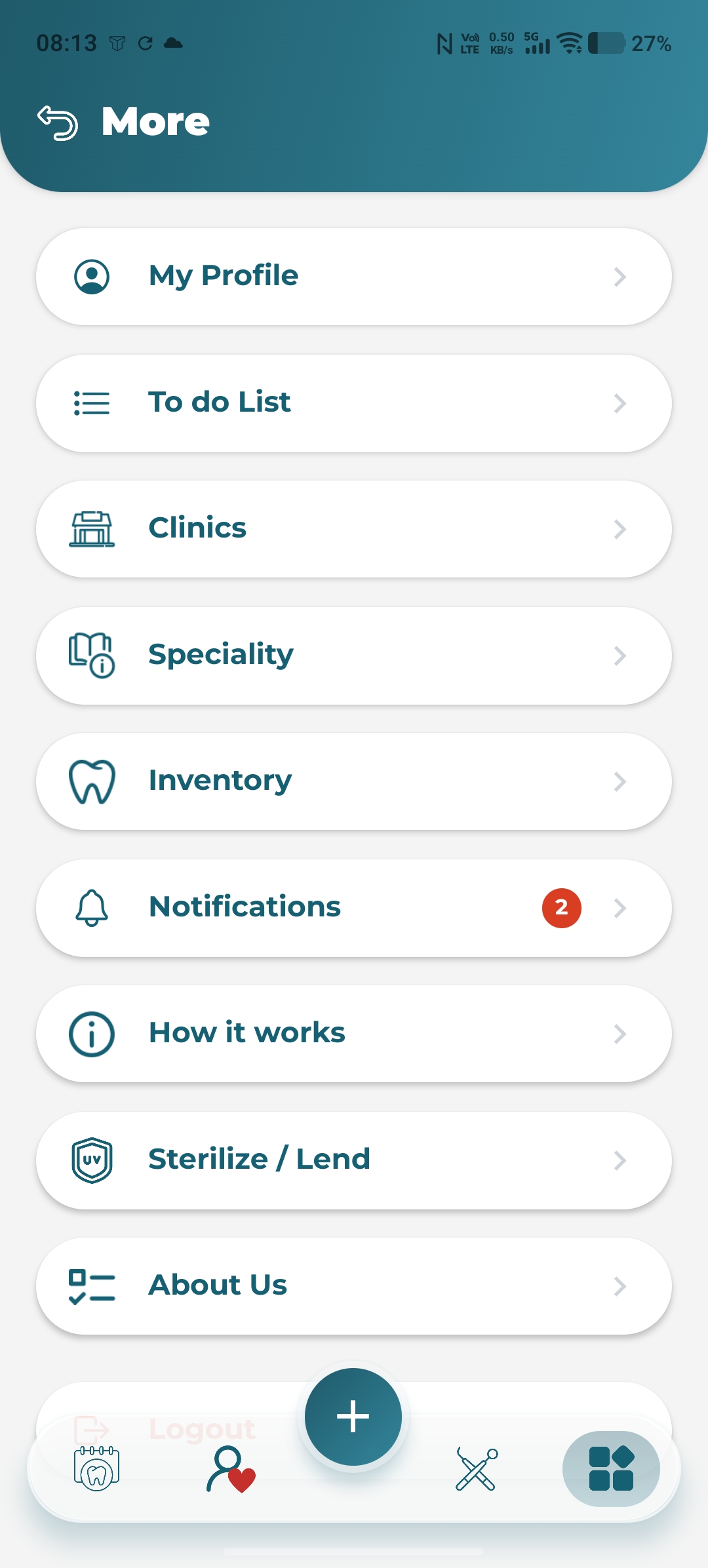 Guident App Screen 1